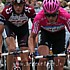 Kim Kirchen and Frank Schleck during the Luxemburg National Championships 2007
